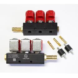 LISTWA -  WTRYSKIWACZ VALTEK TYP30- 3 CYL. (bez króćca kalibracyjnego)