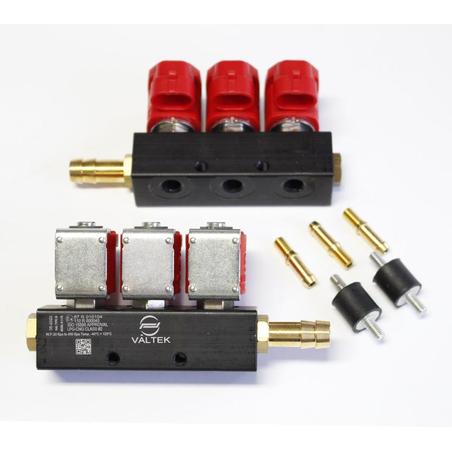 LISTWA -  WTRYSKIWACZ VALTEK TYP30- 3 CYL. (bez króćca kalibracyjnego)