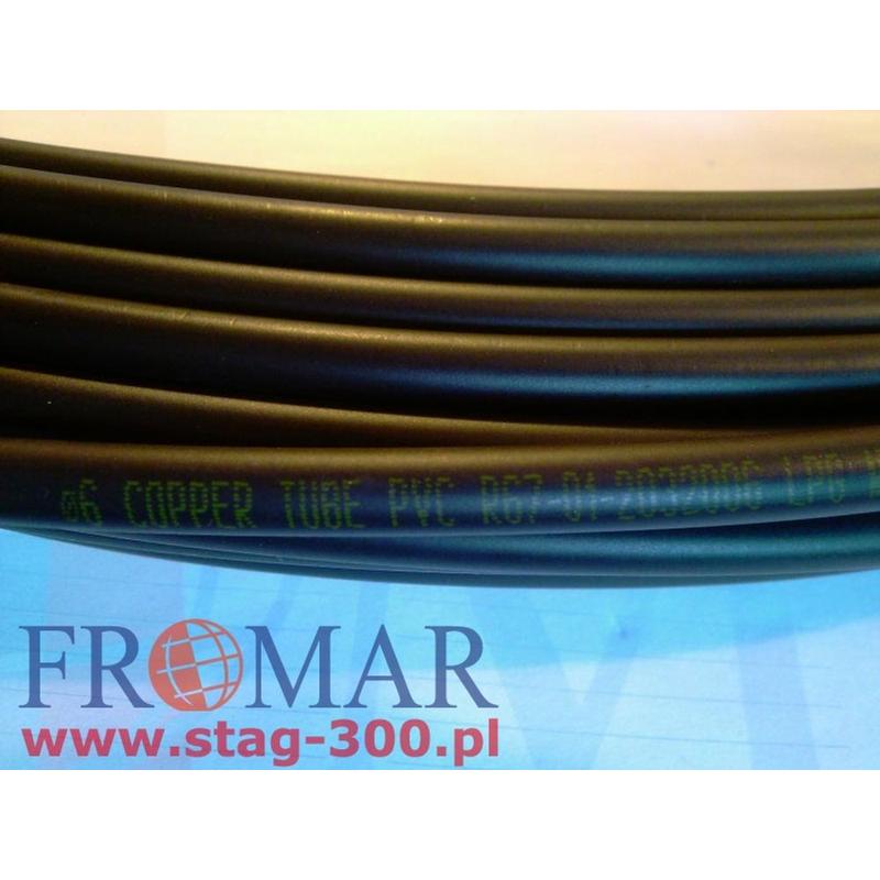 Rura  Miedziana Fi 8 PVC (25 m)