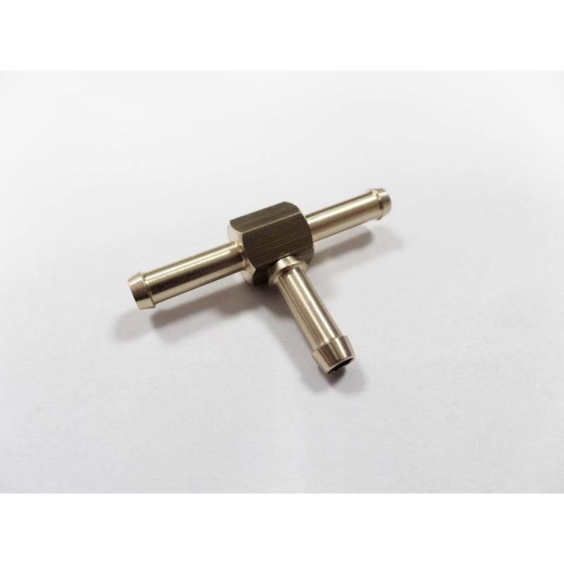 Trójnik T - 3 x d5 - podciśnienie - mosiądz GZ-0762