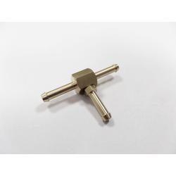 Trójnik T - 3 x d4 - podciśnienie - mosiądz GZ-0784