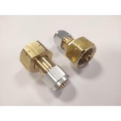 Złącze butli dużej wew. W 21,8x1/14" L / rura PCV (faro) d-8  GZ-2788