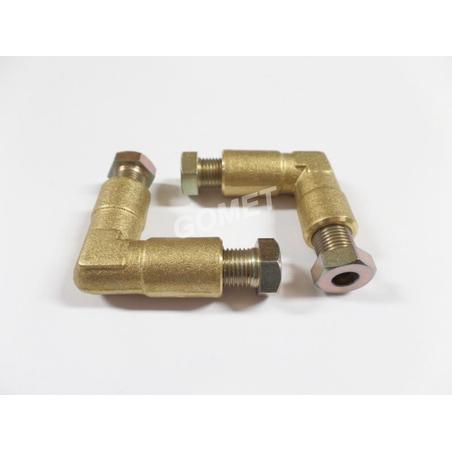 Złączka naprawcza miedzi d-6 / d-6 - kąt 90 st.