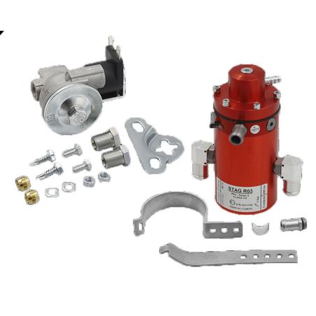 Reduktor AC R03  STAG 450 HP kpl (z zaworem gazowym AC BFC  fi-8)