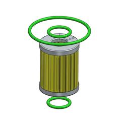 Zestaw AC eksploatacyjny filtra AC GF01 (włókno szklane)