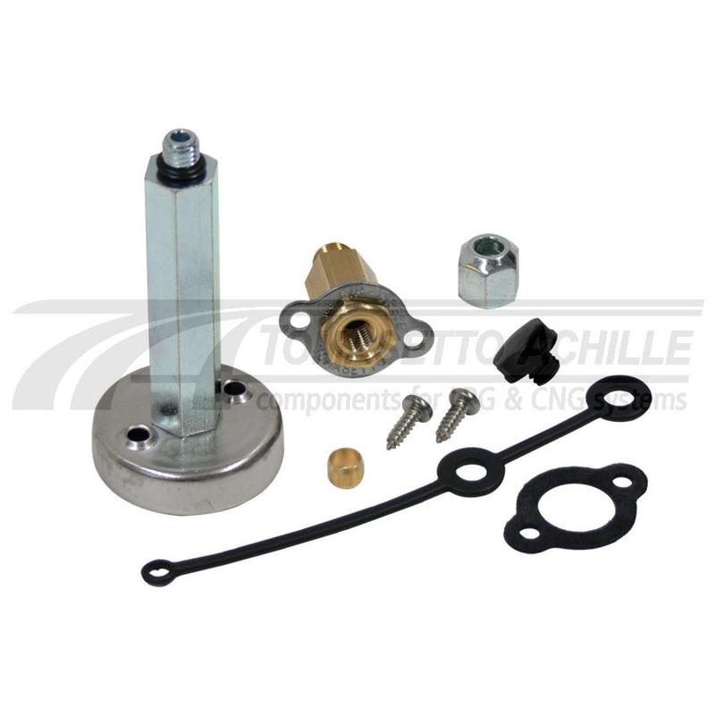 Zawór tank. sport AT08 długi - Miedź