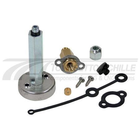 Zawór tank. sport AT08 długi - Miedź