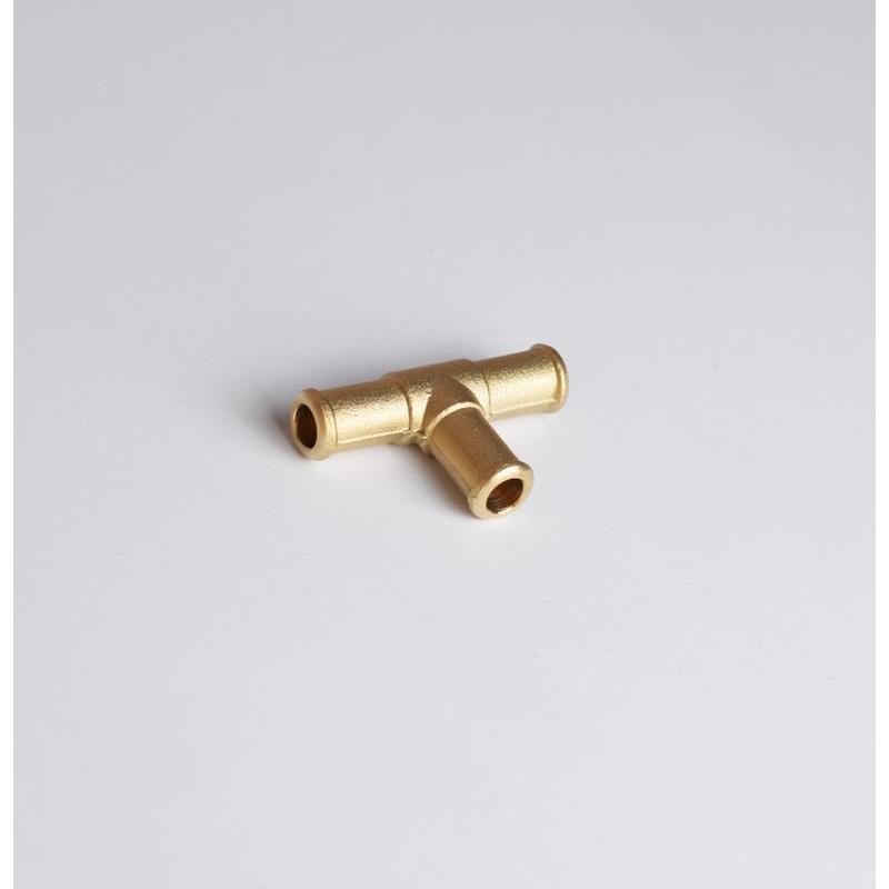 Trójnik T - 3 x d12 - mosiądz GZ-07-65