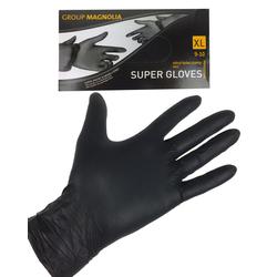 RĘKAWICZKI NITRYLOWE CZARNE bezpudrowe XL (100szt)